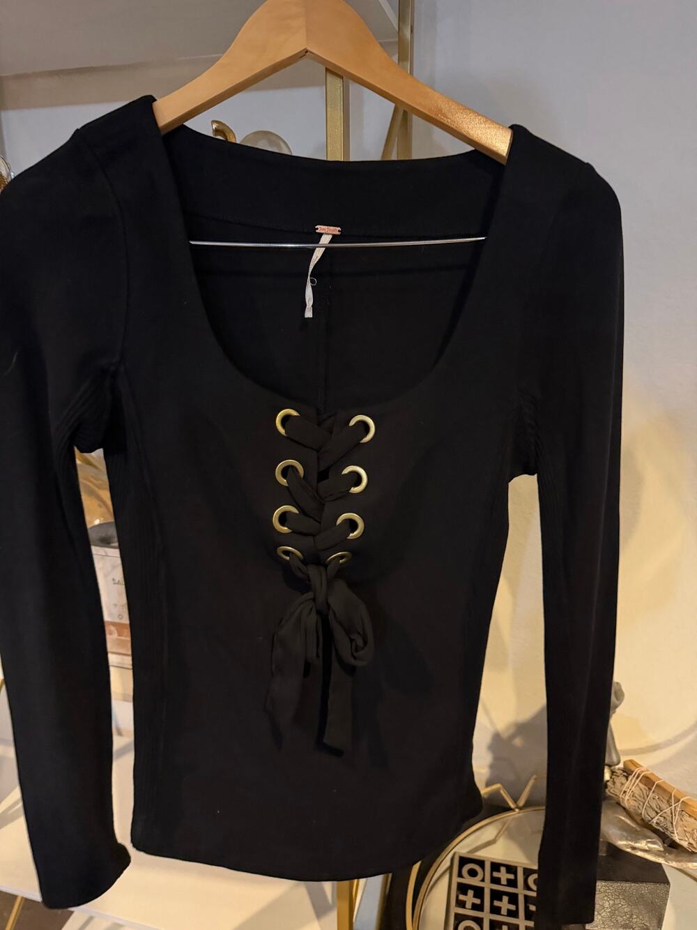 Free People "Looking Back" top
